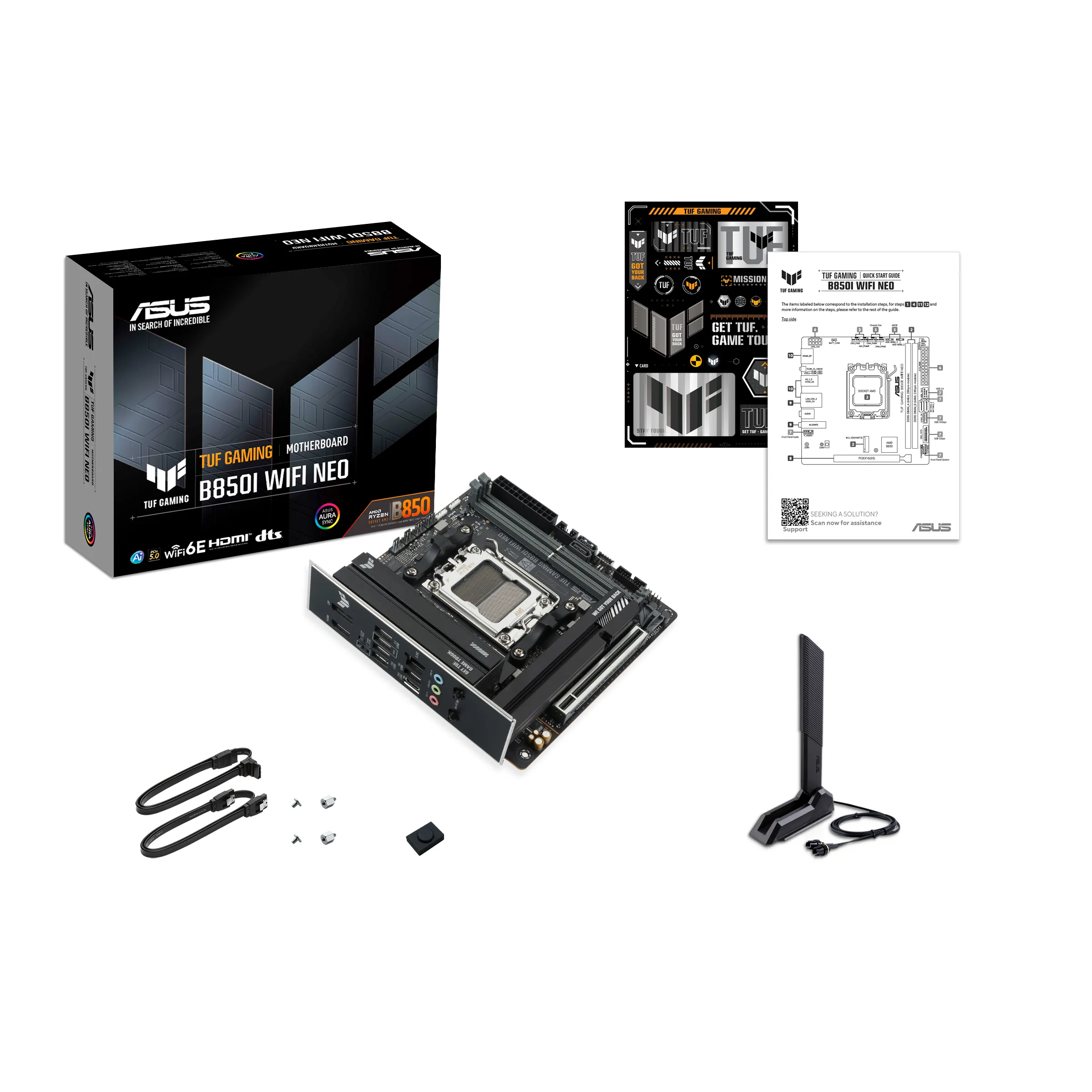 Asus TUF GAMING B850I WIFI NEO AM5 Mini-ITX Motherboard