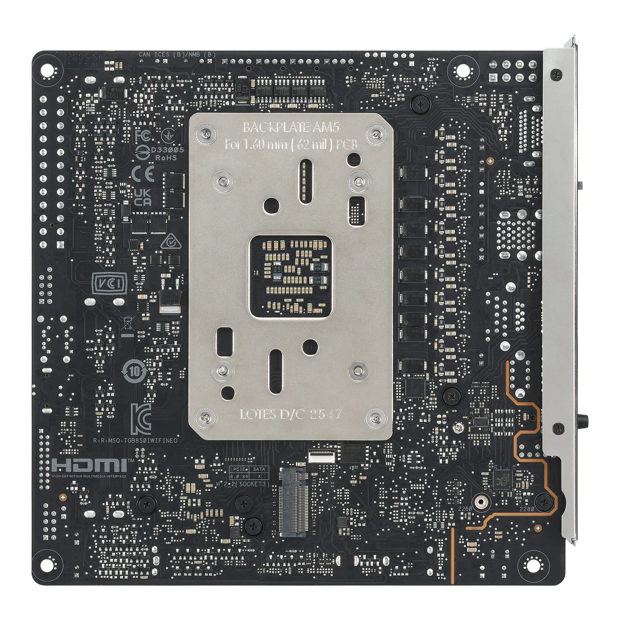 Asus TUF GAMING B850I WIFI NEO AM5 Mini-ITX Motherboard