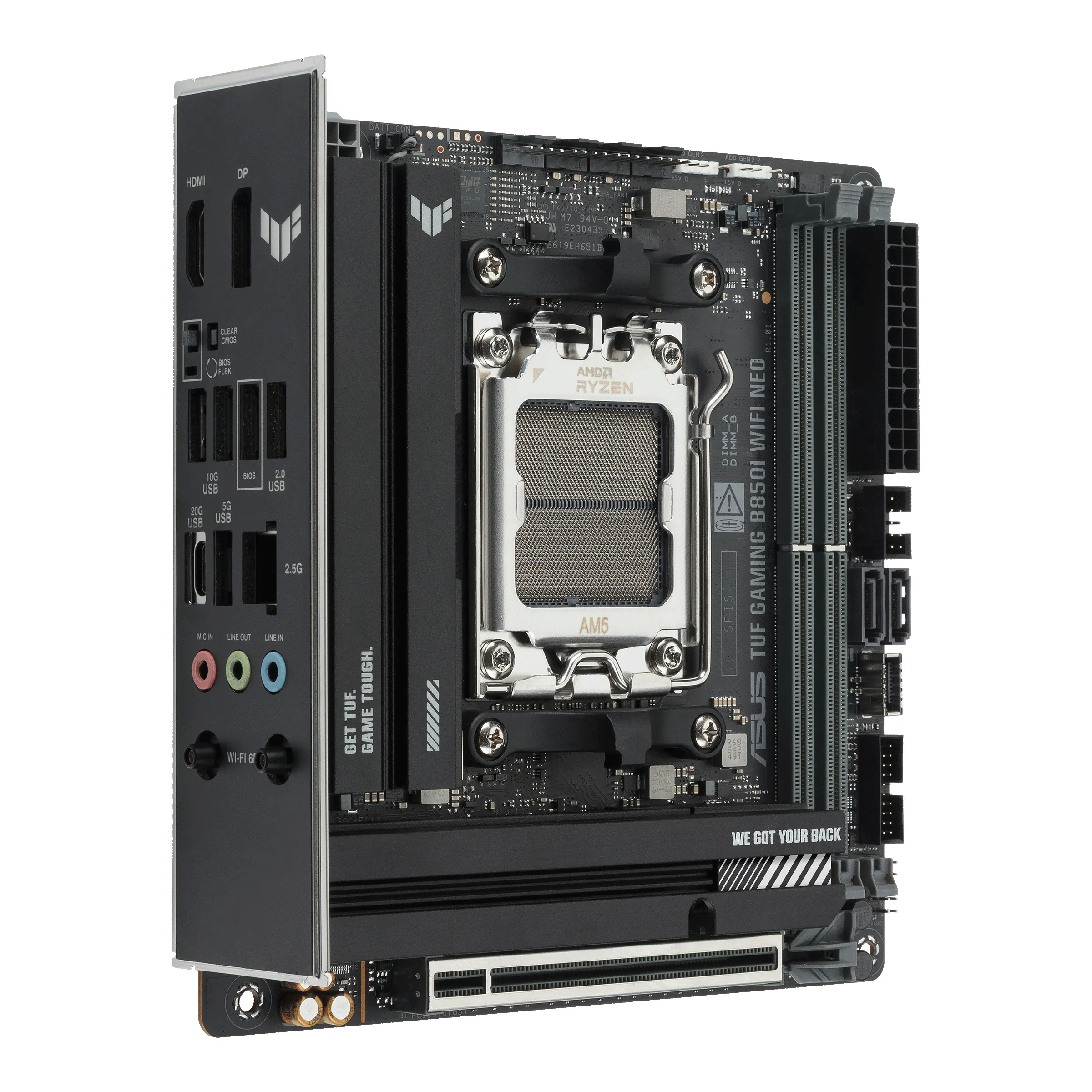 Asus TUF GAMING B850I WIFI NEO AM5 Mini-ITX Motherboard