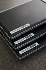 Tape D1 12mmx7m black/white
