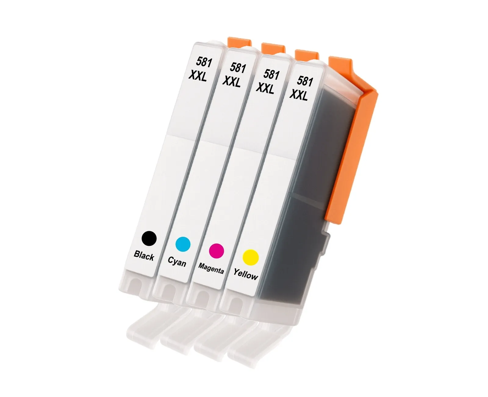 AGFAPHOTO APCCLI581XXLSET XXL -mustekasettipakkaus, 11.7 ml, syaani/magenta/valokuvamusta/keltainen, 4 kpl