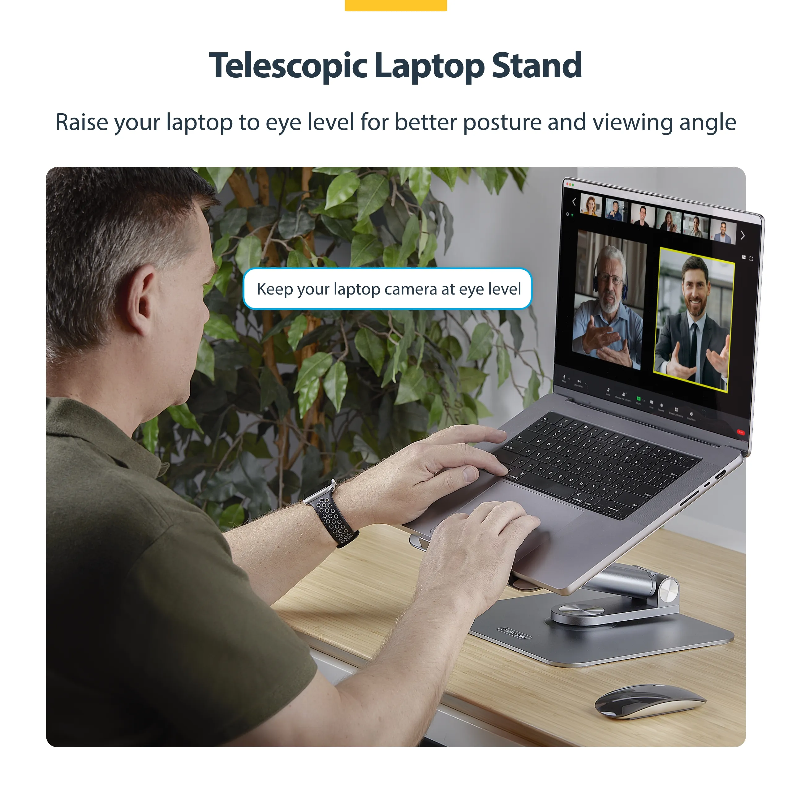 Startech Telescopic - notebook stand riser
