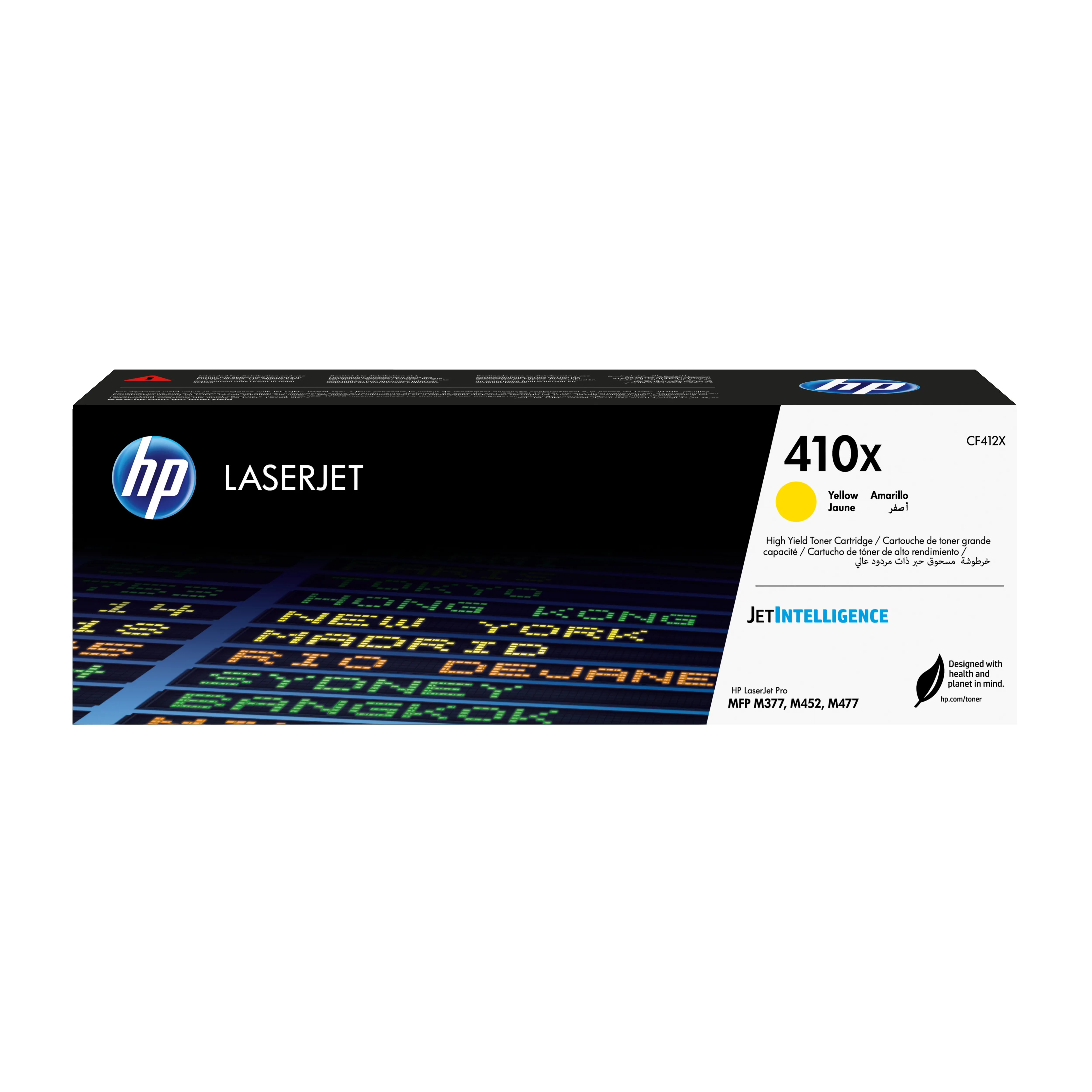 HP 412X High Yield toner cartridge, Yellow