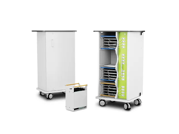 Zioxi flexible chargin trolley with baskets 16devices