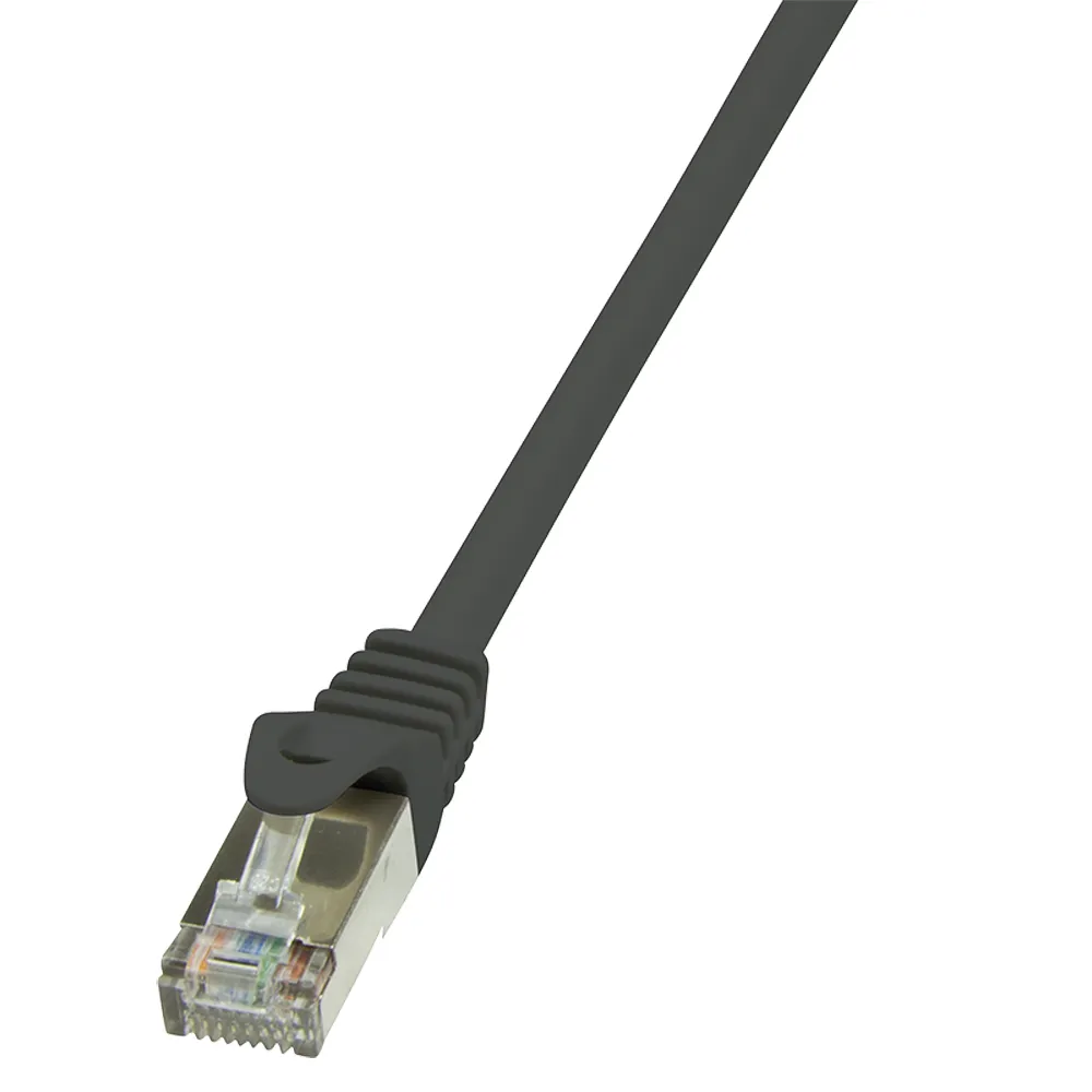 1M Cat.6 F/Utp Networking Cable Black Cat6 F/Utp (Ftp)