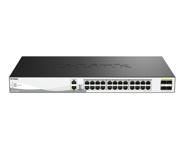D-Link DXS-3130-28/E 28-Port - Hallittava Layer 3 -pinottava kytkin