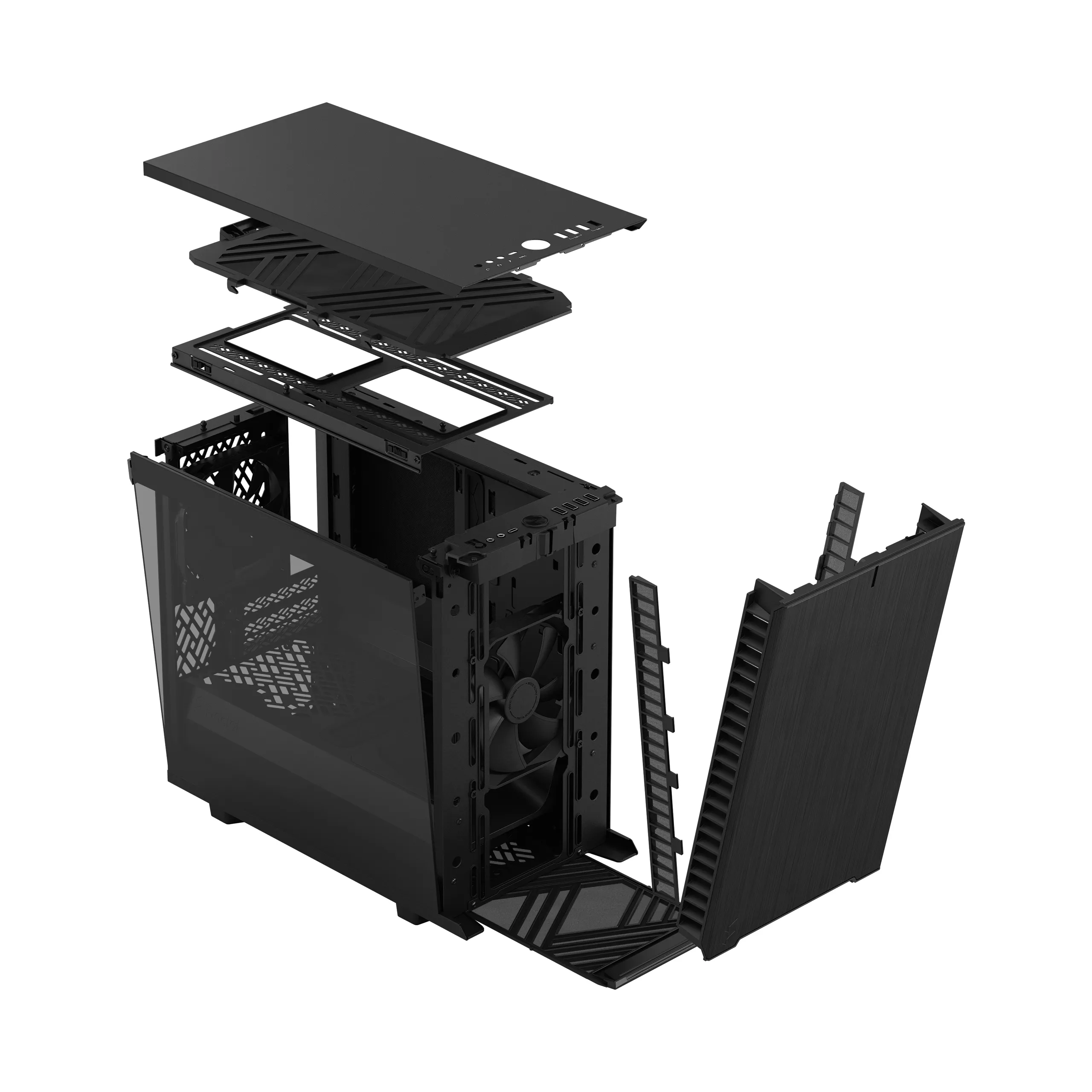 Fractal Design Define 7 Nano - Mini Tower case with window, Black / Light Tint