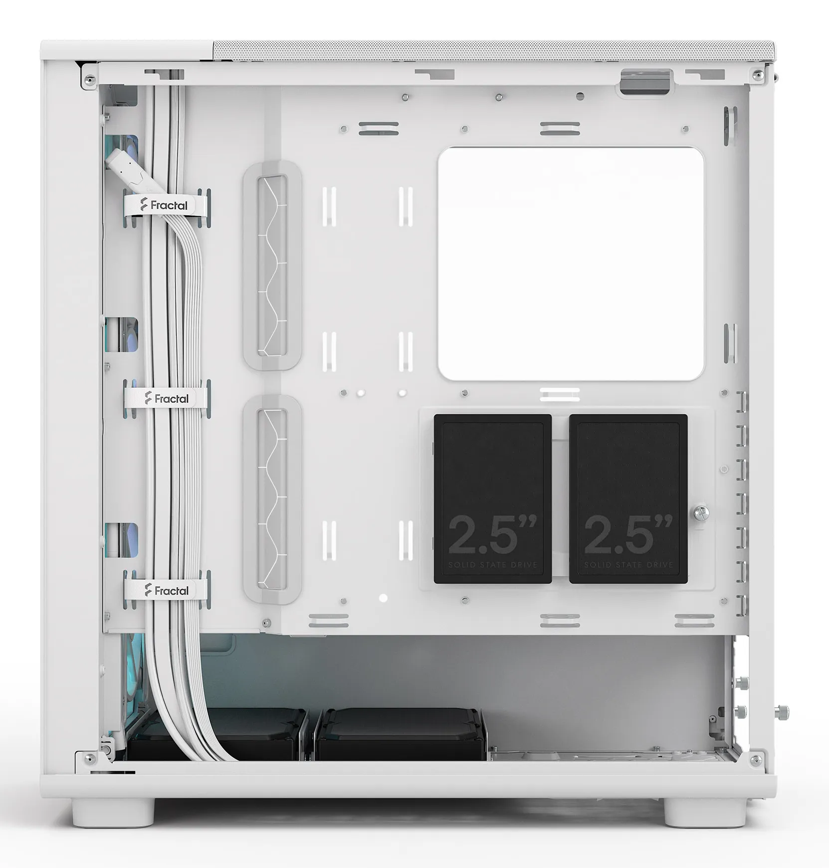 Fractal Design Epoch RGB -miditornikotelo ikkunalla, Valkoinen