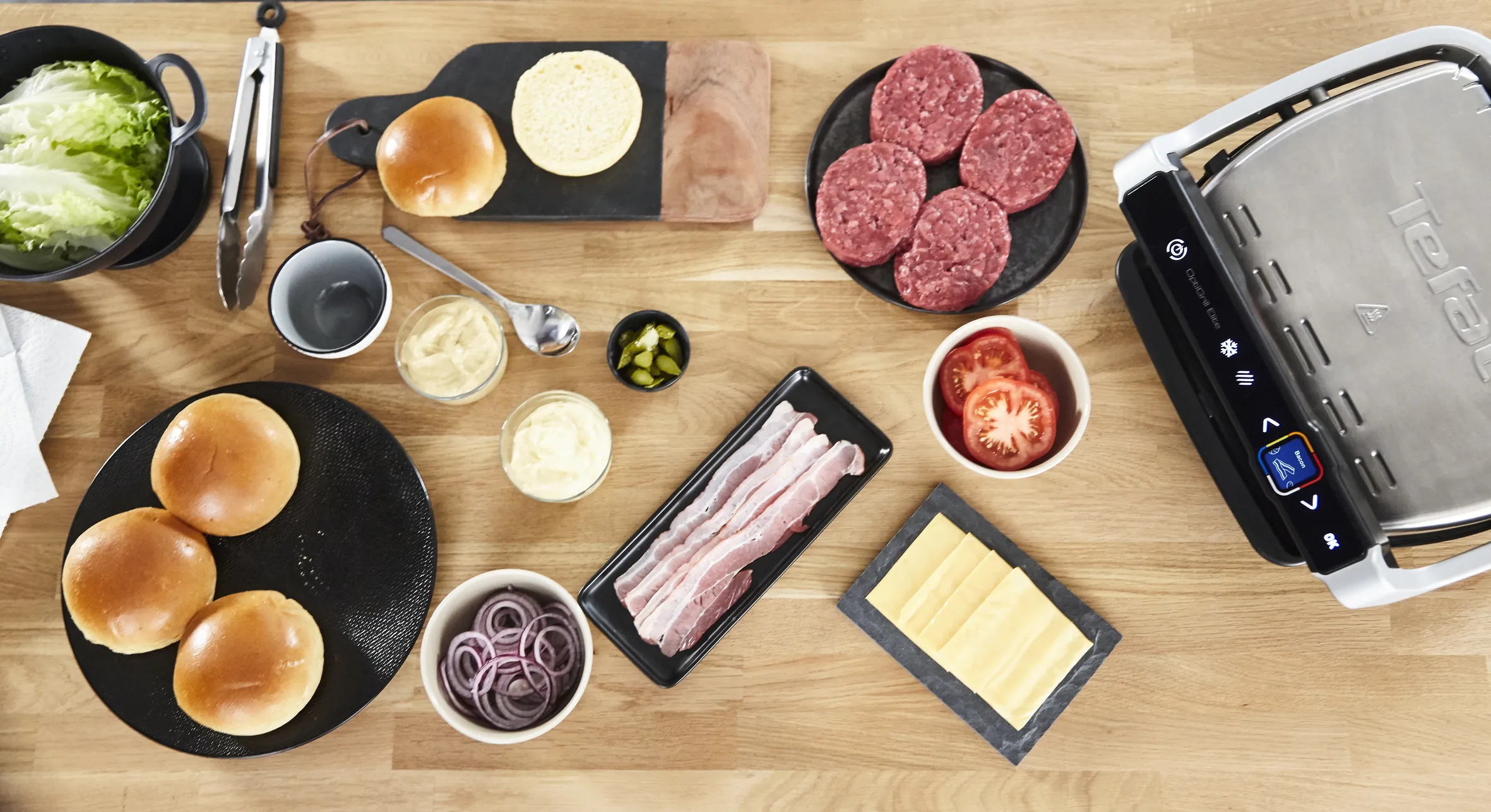 Tefal OptiGrill Elite GC750D -p&ouml;yt&auml;grilli, 2000 W, musta/ruostumaton ter&auml;s