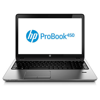 HP 450 i5-3230M 15.6inch HD AG LED WVA DSC 4GB DDR3 RAM 500GB HDD DVD+/-RW 802.11b/g/n BT FPR Win 7 PRO 64 w/Win 8 Pro LIC