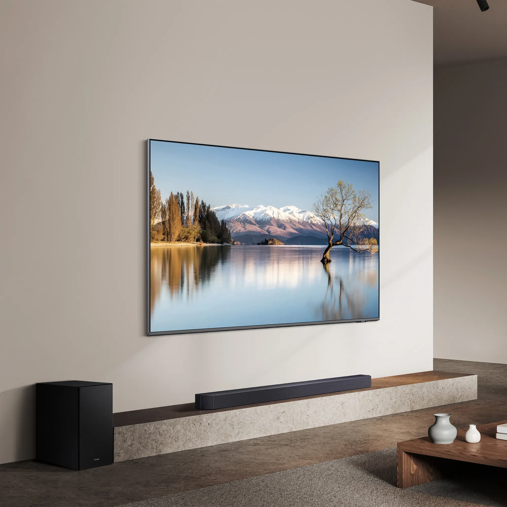 Samsung Q-Series HW-Q600F, 3.1.2 Dolby Atmos DTS Virtual:X Soundbar system, with wireless subwoofer, Black