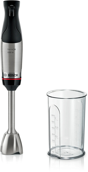 Bosch Series 6 ErgoMaster 1000W - hand blender, Black, Svart