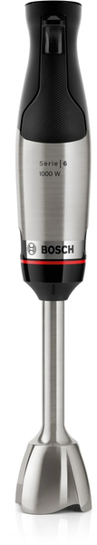 Bosch Series 6 ErgoMaster 1000W - hand blender, Black, Svart
