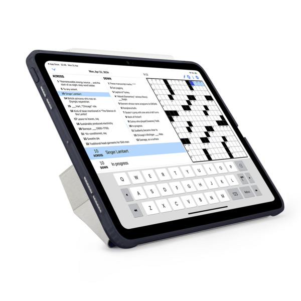 Pipetto iPad Pro 11 (2024) Origami No1 Original Case -kotelo, tummansininen