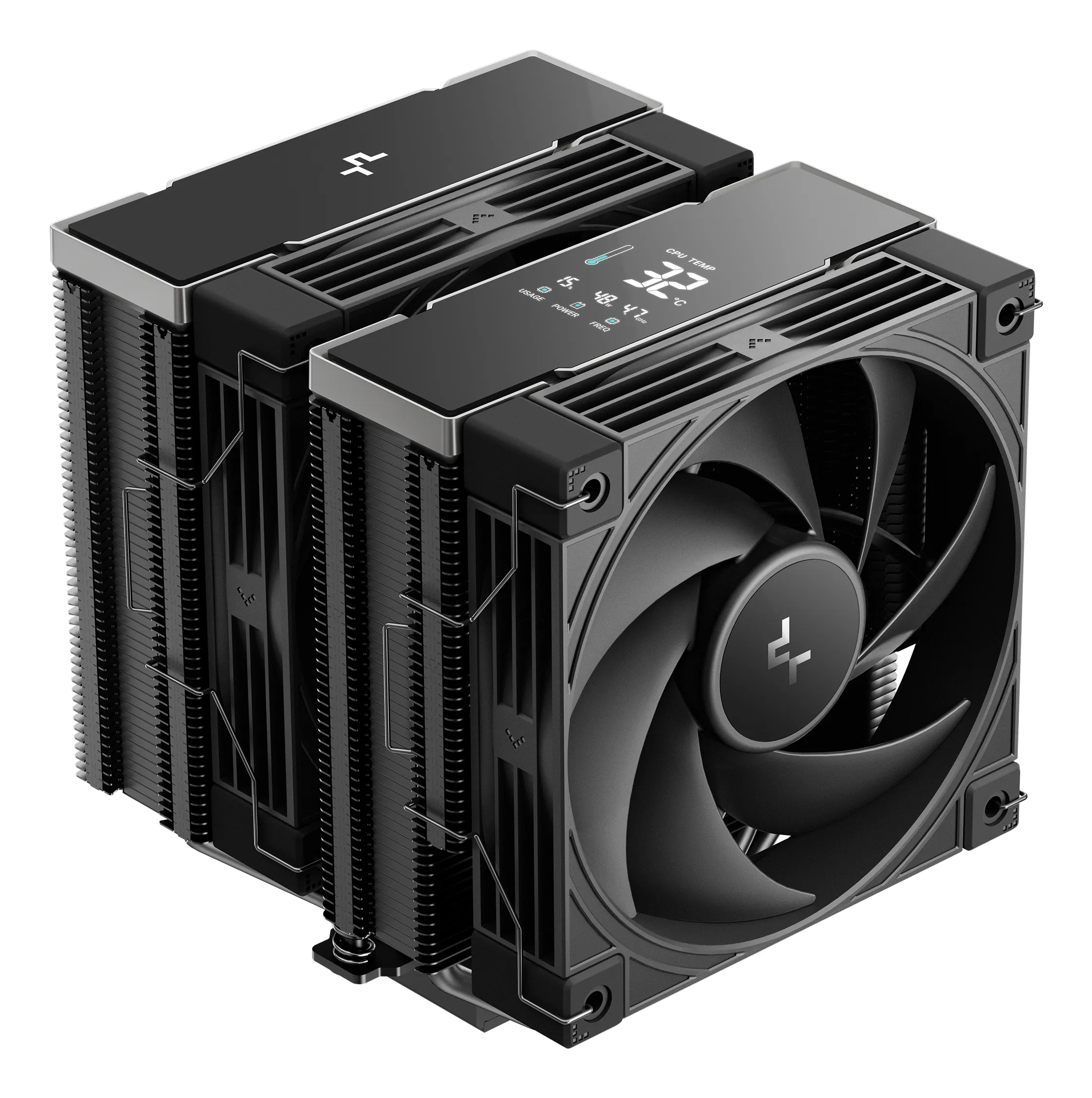 DeepCool AK620 G2 Digital NYX, 2x120 mm ARGB CPU Cooler, Black
