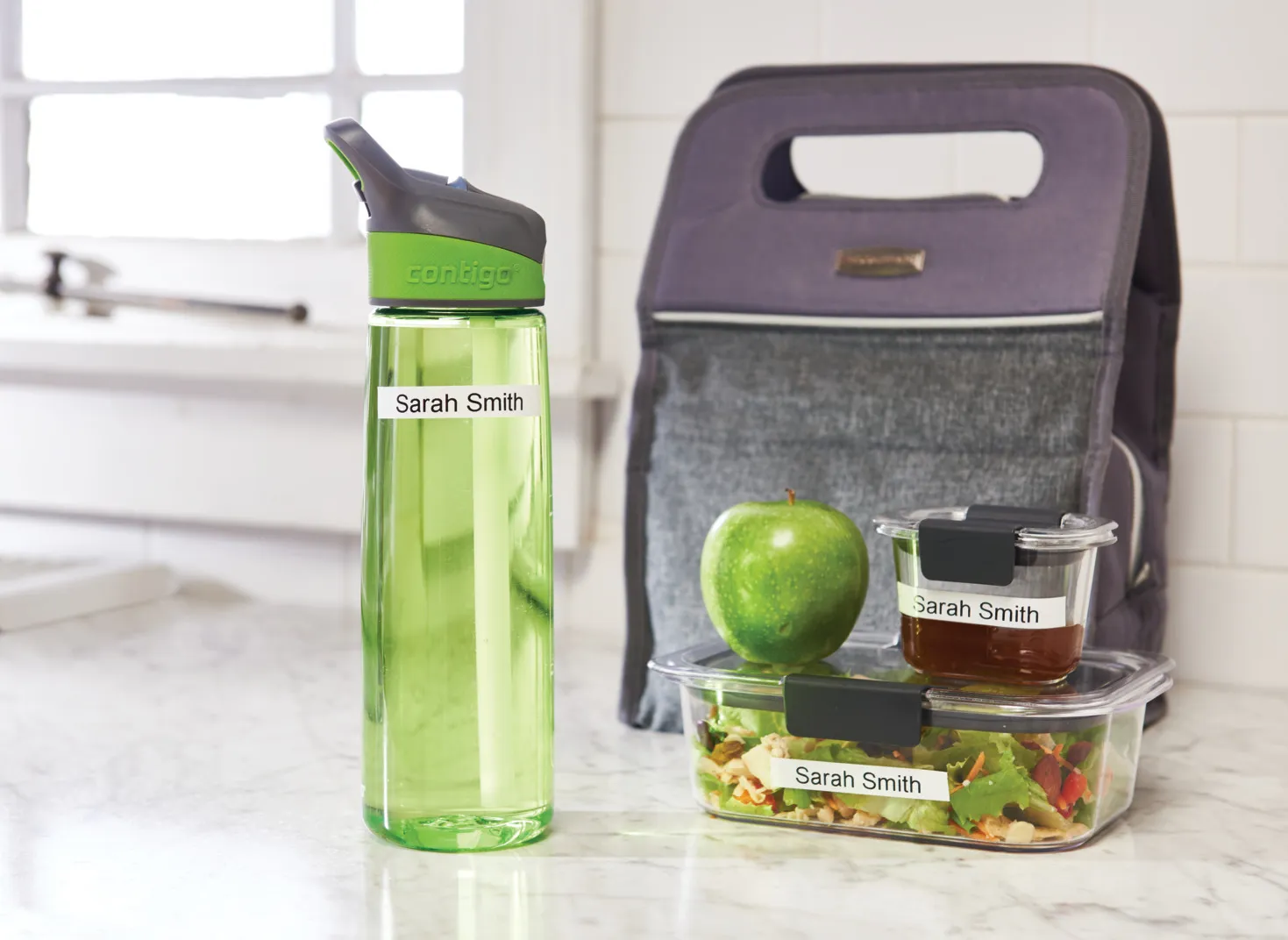 Tape D1 12mmx7m black/white