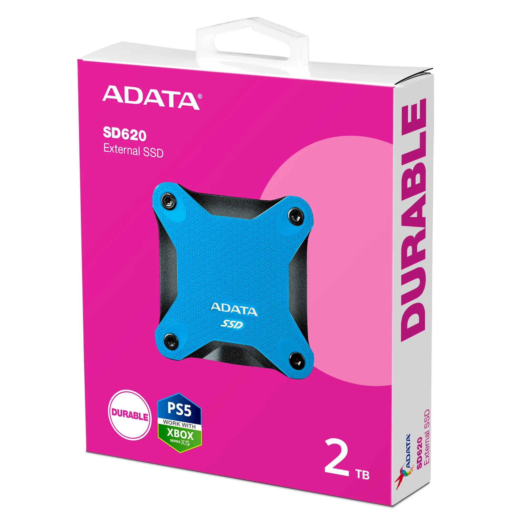 ADATA SD620 2TB - External HDD, Black, Blue
