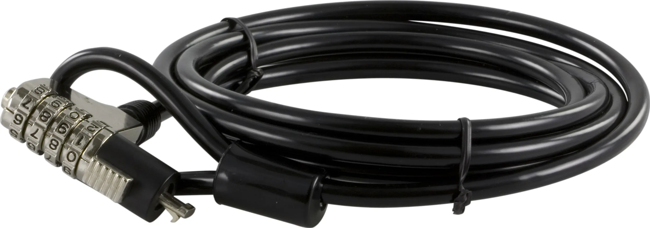 DELTACO  4-numeroinen yhdistelm&auml;lukko, 1,8m sylinterilukko