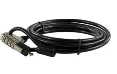 DELTACO  4-numeroinen yhdistelm&auml;lukko, 1,8m sylinterilukko