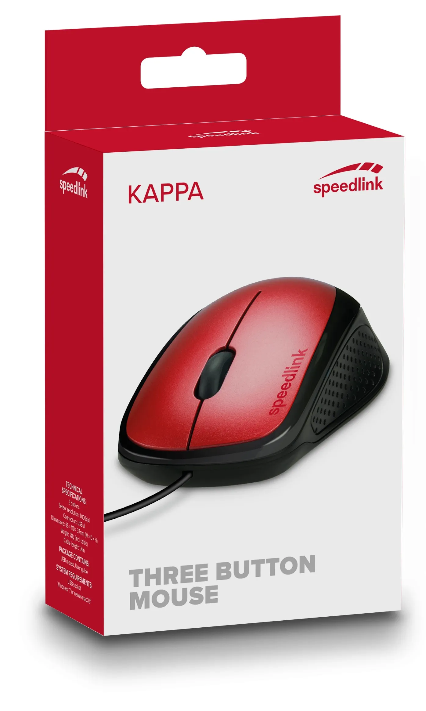 SpeedLink Kappa -hiiri, punainen