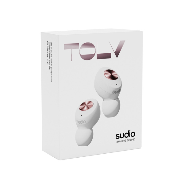 SUDIO Kuuloke TOLV True Wireless In-Ear  Valk. Mic