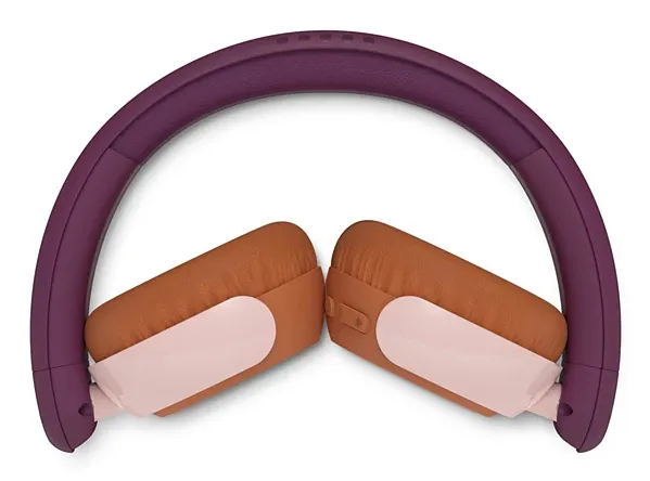 Philips TAK4200MP/00 tr&aring;dl&ouml;sa on-ear h&ouml;rlurar, violett/r&ouml;d