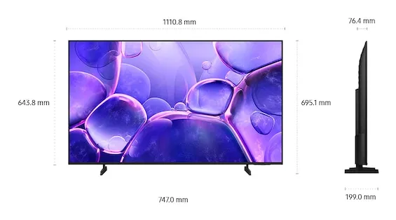 Samsung UE50U8072FUXXH 50" 4K LED Tizen TV, 60Hz, HDR10+ Samsung UE50U8072FUXXH 50" 4K LED Tizen TV, 60Hz, HDR10+