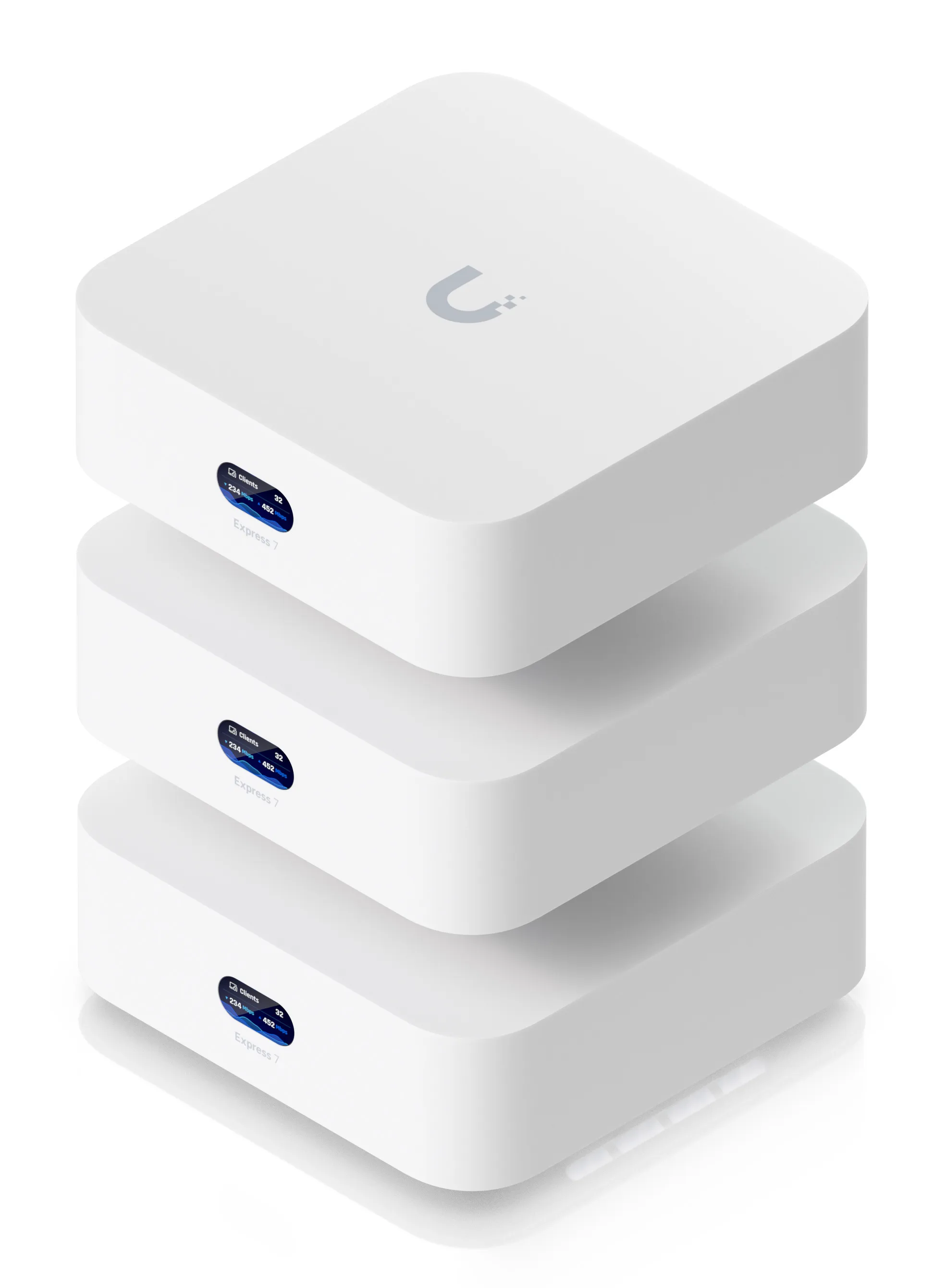 Ubiquiti UniFi Express 7 Router, Wi-Fi 7, Tri-band, with 10G WAN, White