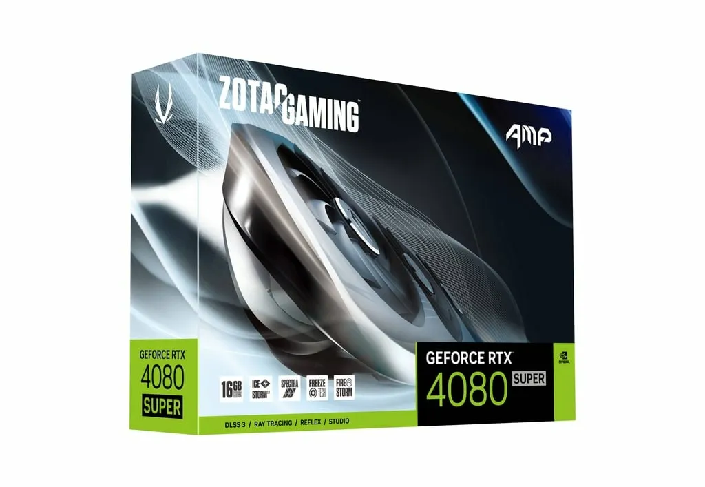Zotac GeForce RTX 4080 SUPER Gaming AMP 16 Gt -näytönohjain
