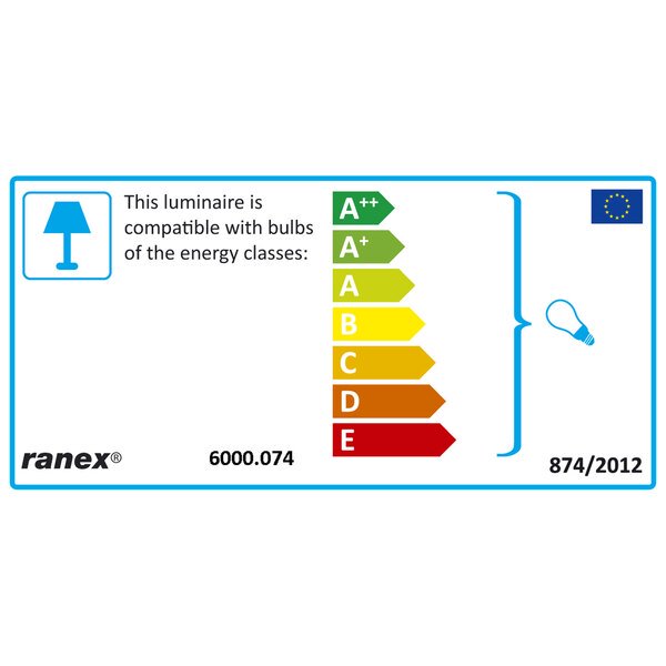 Smartwares Bordslampa touch &amp; dim L Vit