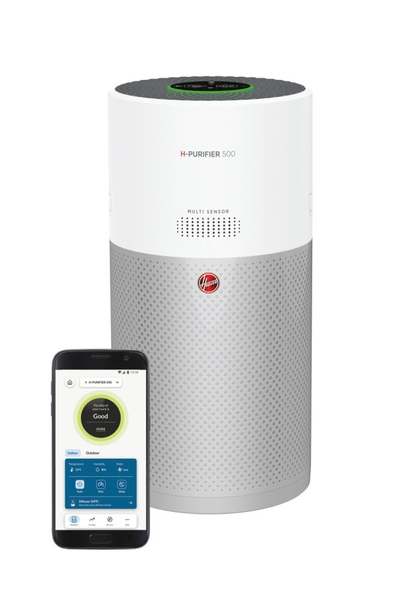 Hoover H-Purifier 500 -ilmanpuhdistin, vaalea
