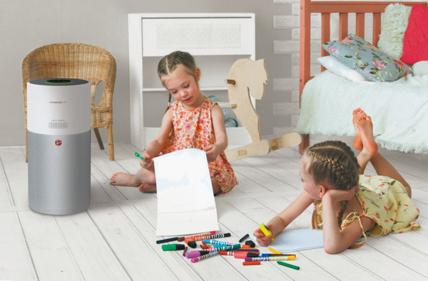 Hoover H-Purifier 500 -ilmanpuhdistin, vaalea
