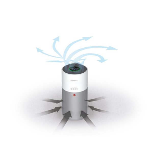 Hoover H-Purifier 500 - air purifier, grey/white Hoover H-Purifier 500 - air purifier, grey/white