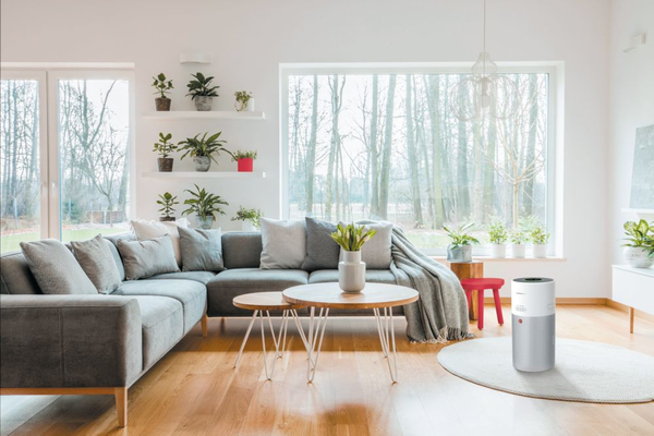 Hoover H-Purifier 500 -ilmanpuhdistin, vaalea