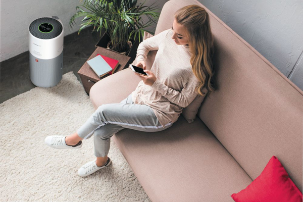 Hoover H-Purifier 500 -ilmanpuhdistin, vaalea