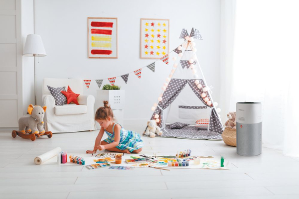 Hoover H-Purifier 500 -ilmanpuhdistin, vaalea