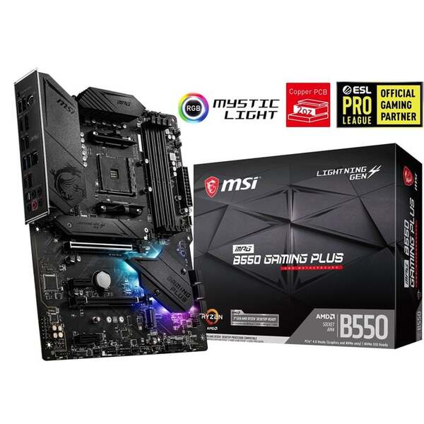 MSI MPG B550 GAMING PLUS AM4 ATX-emolevy