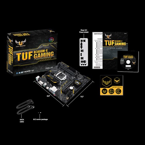 Asus TUF B360M-E Gaming mATX - moderkort