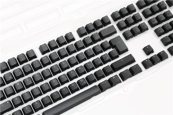 Ducky PBT Keycap set Black double-shot