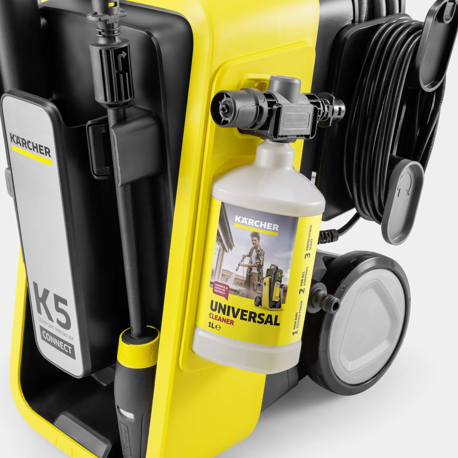 K&auml;rcher K 5 Comfort Premium Connect Pressure washer, 2100 W, 145 bar, 500 l/h, 10 m, Yellow