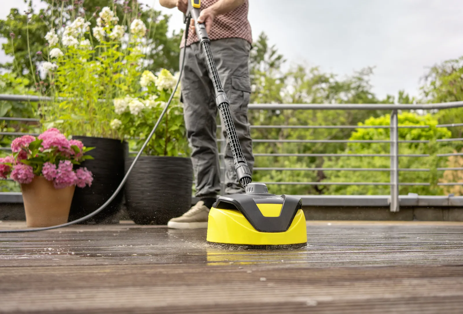 K&Auml;RCHER K 5 Comfort Premium Connect Home Pressure Washer, Yellow