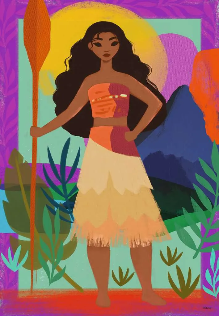 Ravensburger Disney 100 Moana -palapeli, 300 palaa