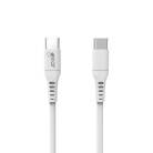 Gear USB-C - USB-C 2.0 - kabel, Vit, 1m
