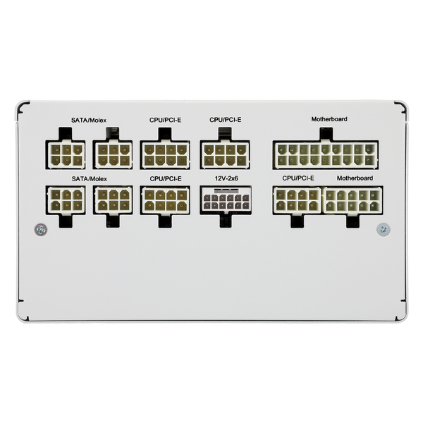 Thermalright 750W - strömkälla, 80 Plus Gold, vit