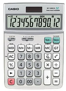 Casio calculator DF-120ECO