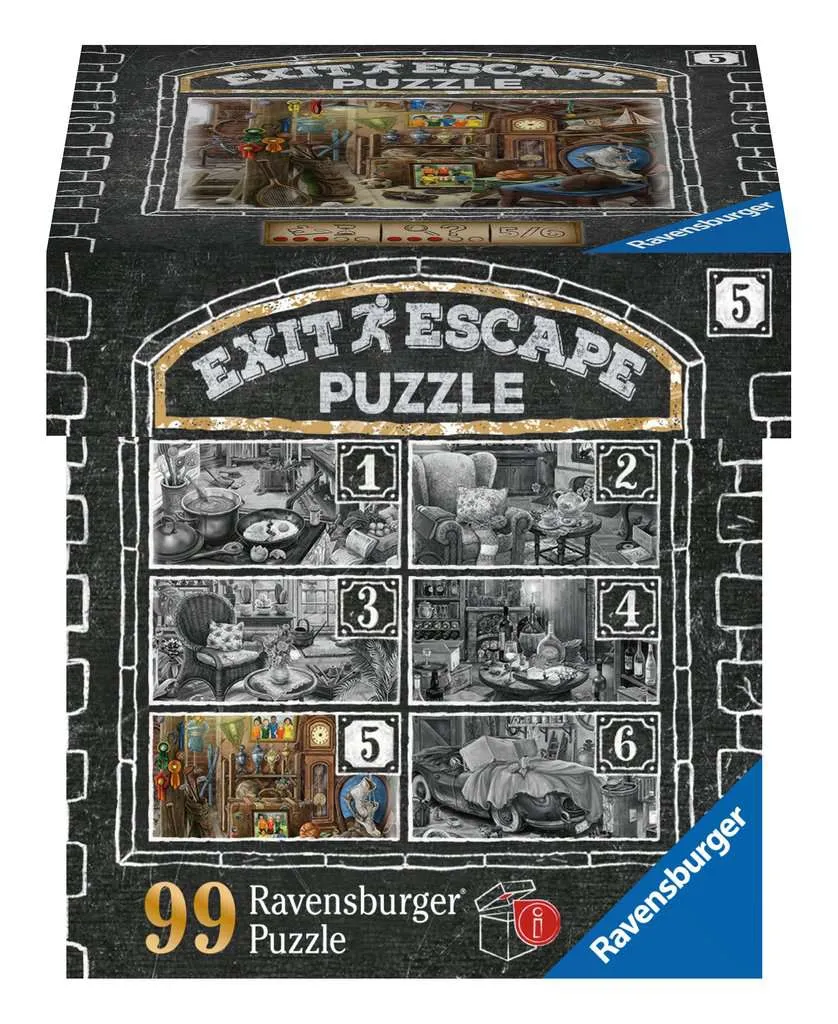 Ravensburger EXIT: In the manor house - attic -palapeli, 99 palaa
