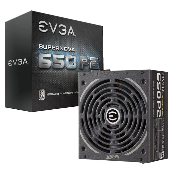 EVGA 650W SuperNOVA P2 650 -virtal&auml;hde