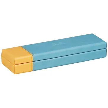 Rhodiarama pencil box 21x5,5x3cm Turquoise