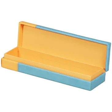 Rhodiarama pencil box 21x5,5x3cm Turquoise
