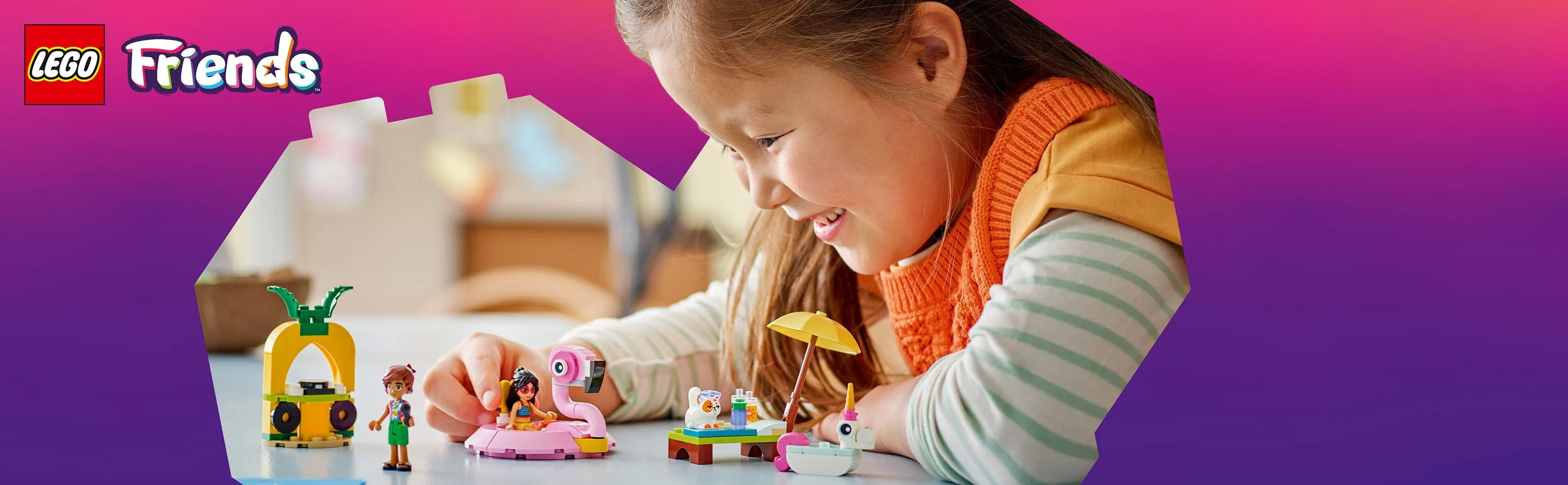 LEGO Friends Enh&ouml;rnings- och flamingopoolparty 42658